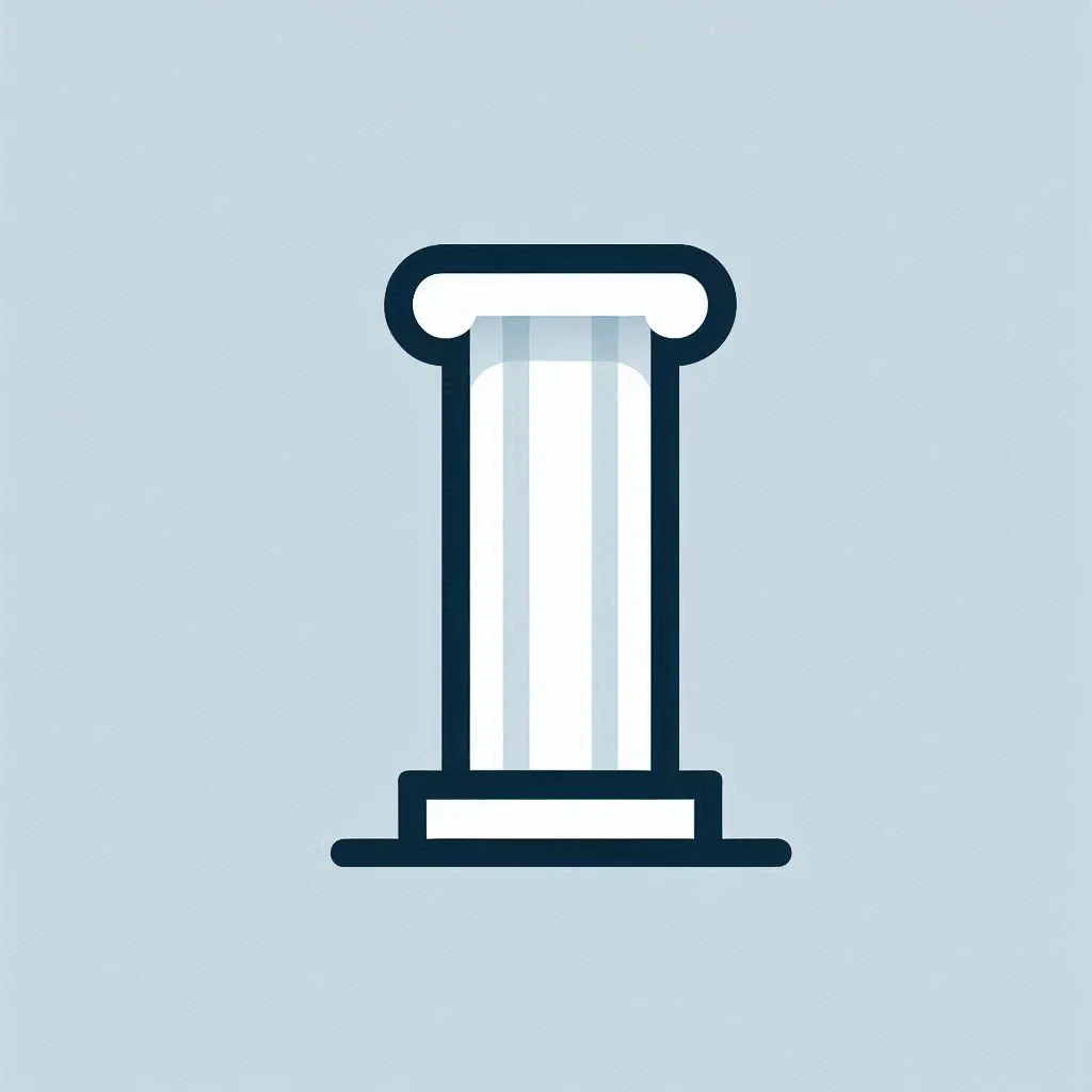 A pillar representing one of the 4 pillar in our web development process (Customer based useability)