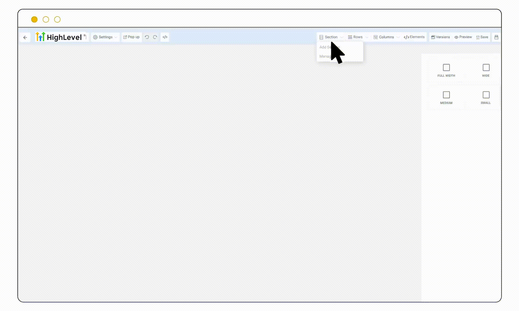 go high level website builder