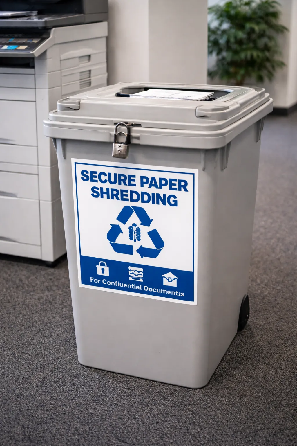a row of green trash cans sitting next to each other
