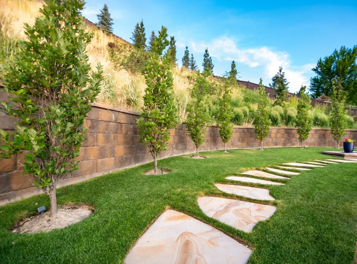 commercial landscape design office complex utah