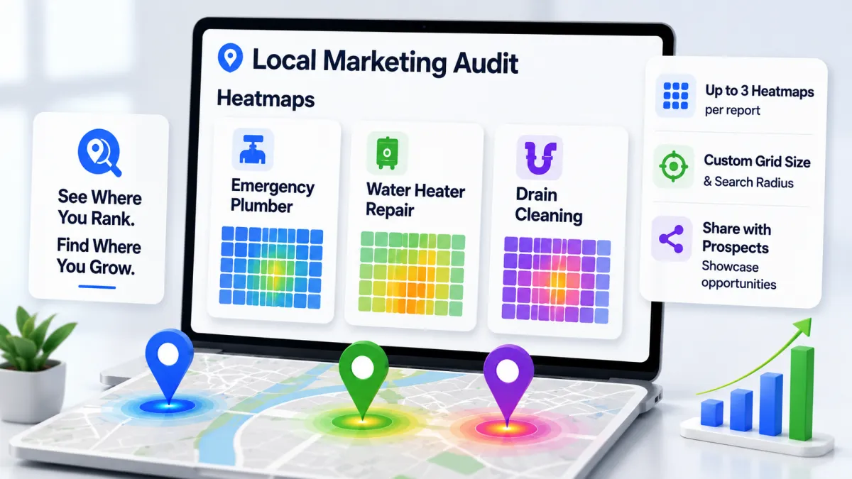 Local SEO Heatmaps Upgrade: Smarter Marketing Audits with Multiple Keywords