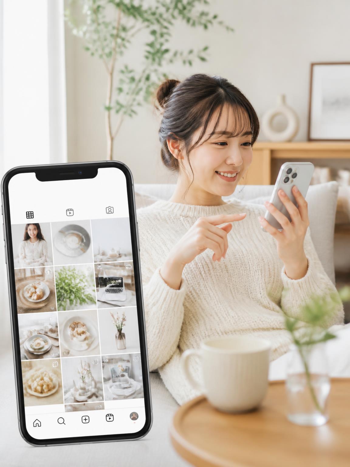 Editorial workspace reflecting organized Instagram management