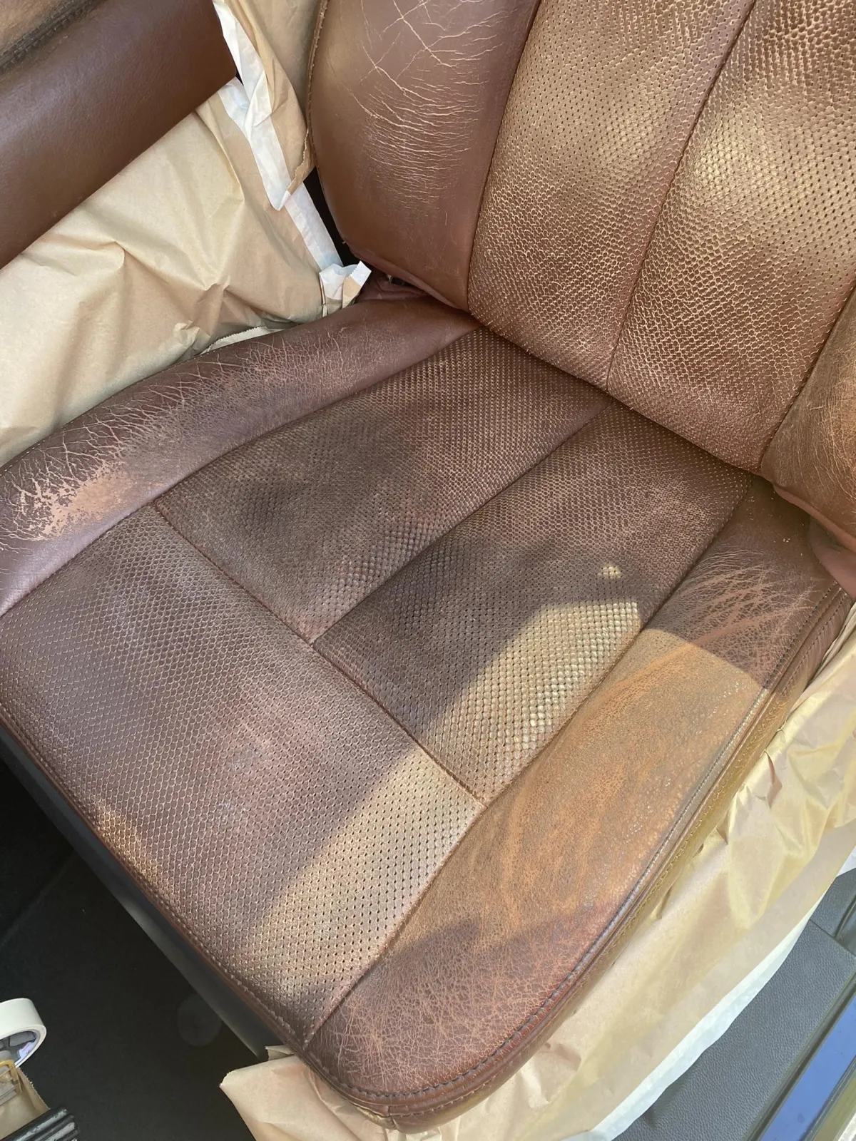 Leather Seat restoration