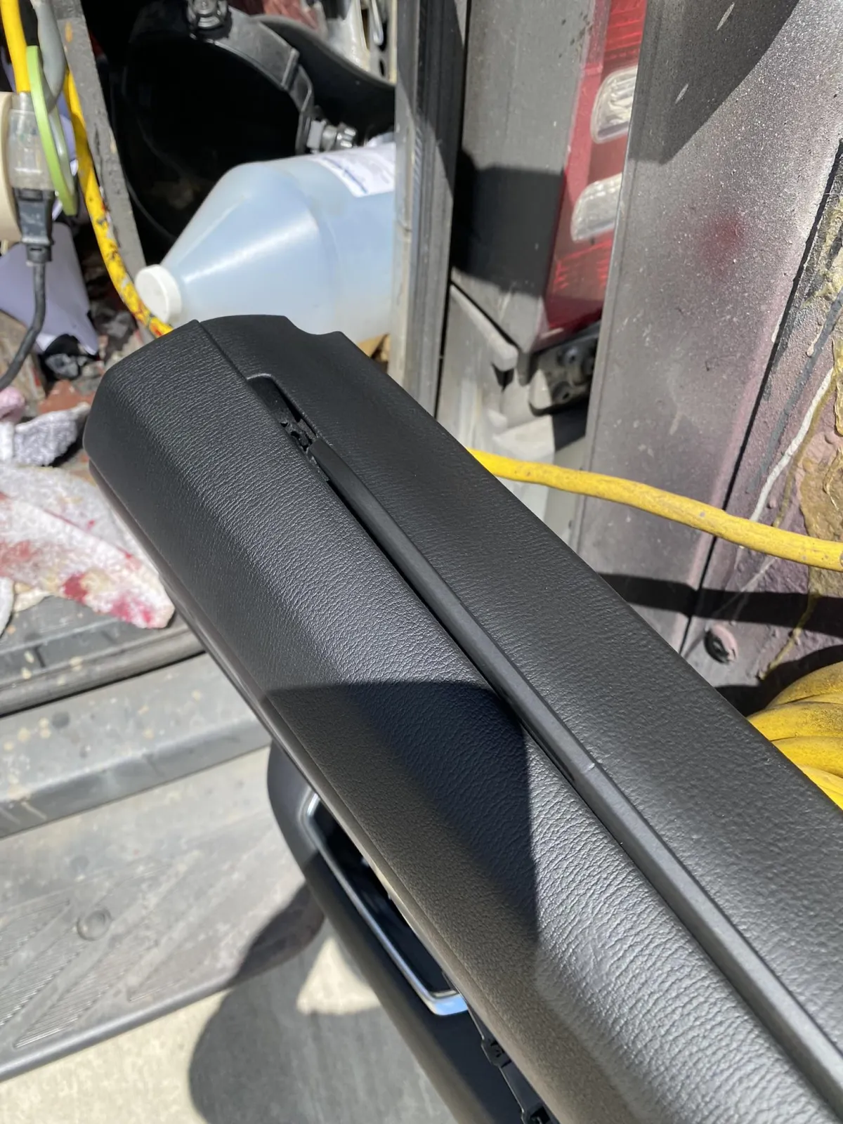 Door panel plastic repair