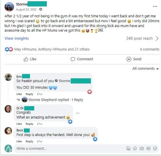 Weight Loss Program Supportive Members