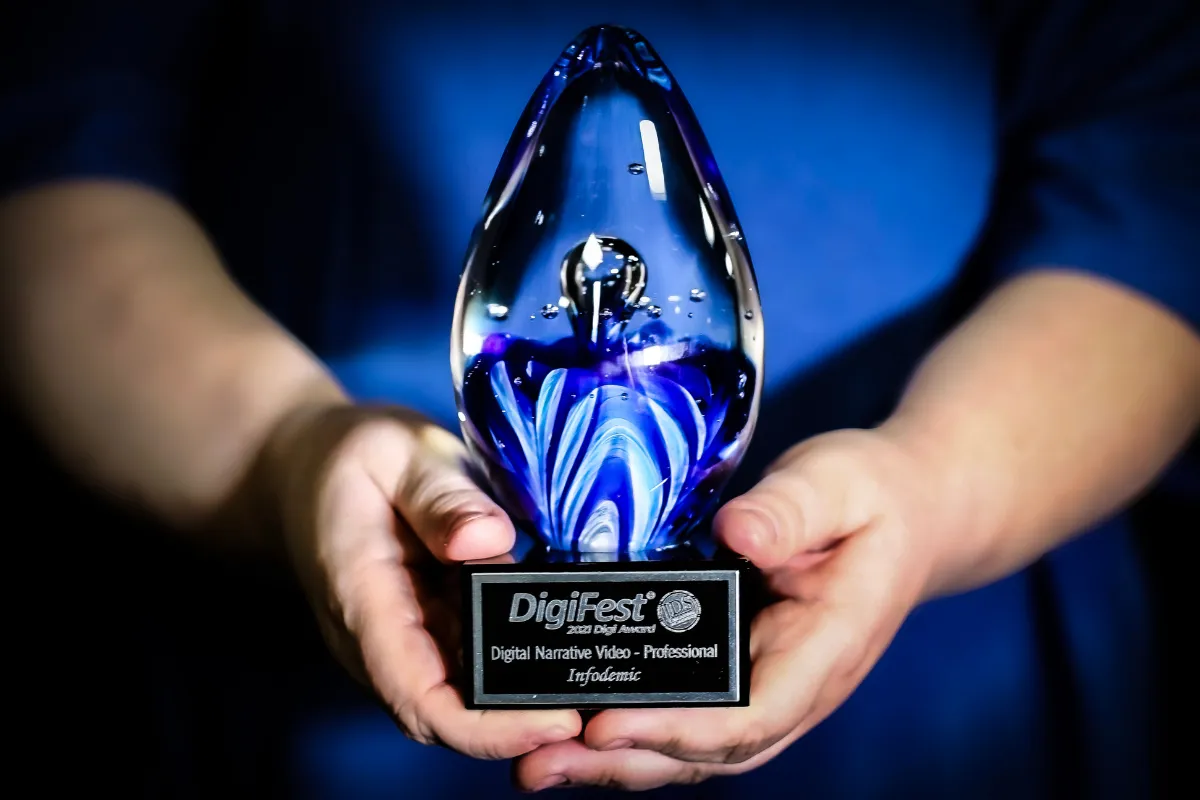 Creatives networking and presenting their projects at 𝐷𝑖𝑔𝑖𝐹𝑒𝑠𝑡® Awards Weekend