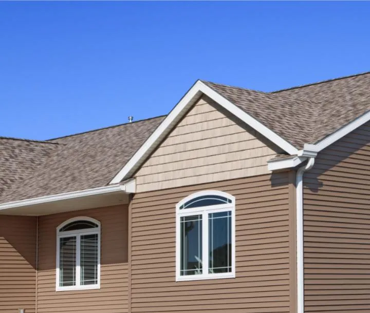 House with vinyl siding