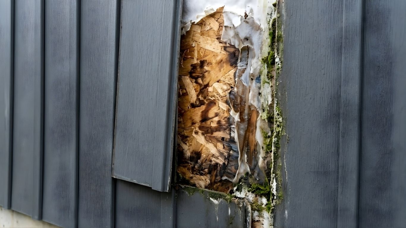 Water Damage Siding Repair