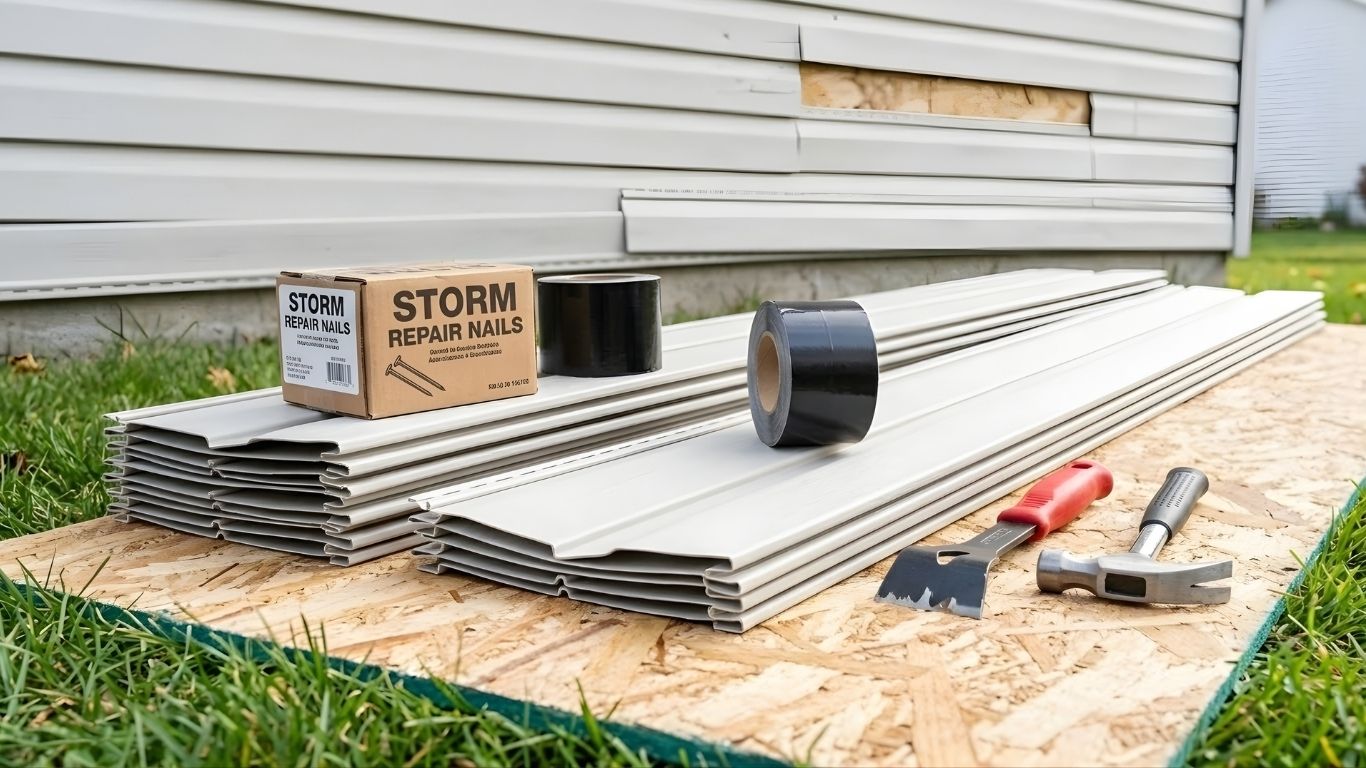 Storm Damage Siding Repair