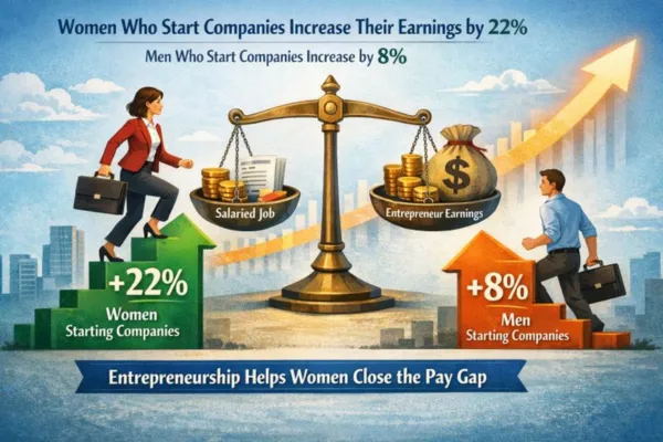 Entrepreneurship Helps Women Close The Pay Gap