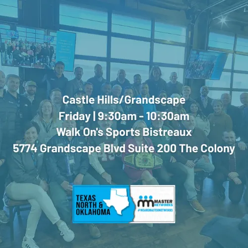 Castle Hills/Grandscape Friday | 9:30am - 10:30am Walk On's Sports Bistreaux 5774 Grandscape Blvd Suite 200 The Colony