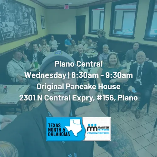 Plano Central Wednesday | 8:30am - 9:30am Original Pancake House 2301 N Central Expry, #156, Plano