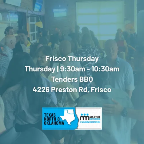 Frisco Thursday Thursday | 9:30am - 10:30am Tenders BBQ 4226 Preston Rd, Frisco