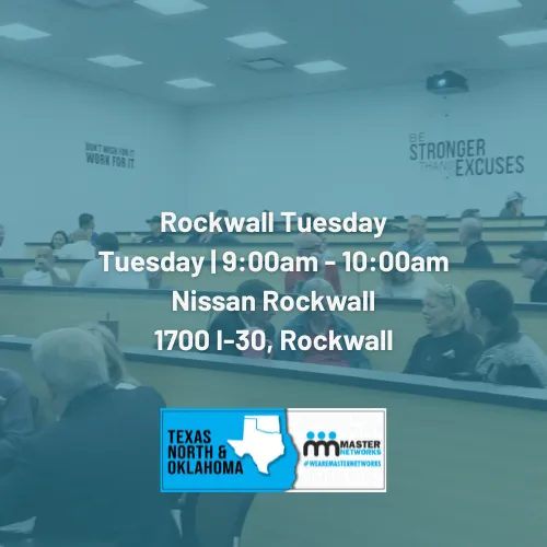Rockwall Tuesday Tuesday | 9:00am - 10:00am Nissan Rockwall 1700 I-30, Rockwall