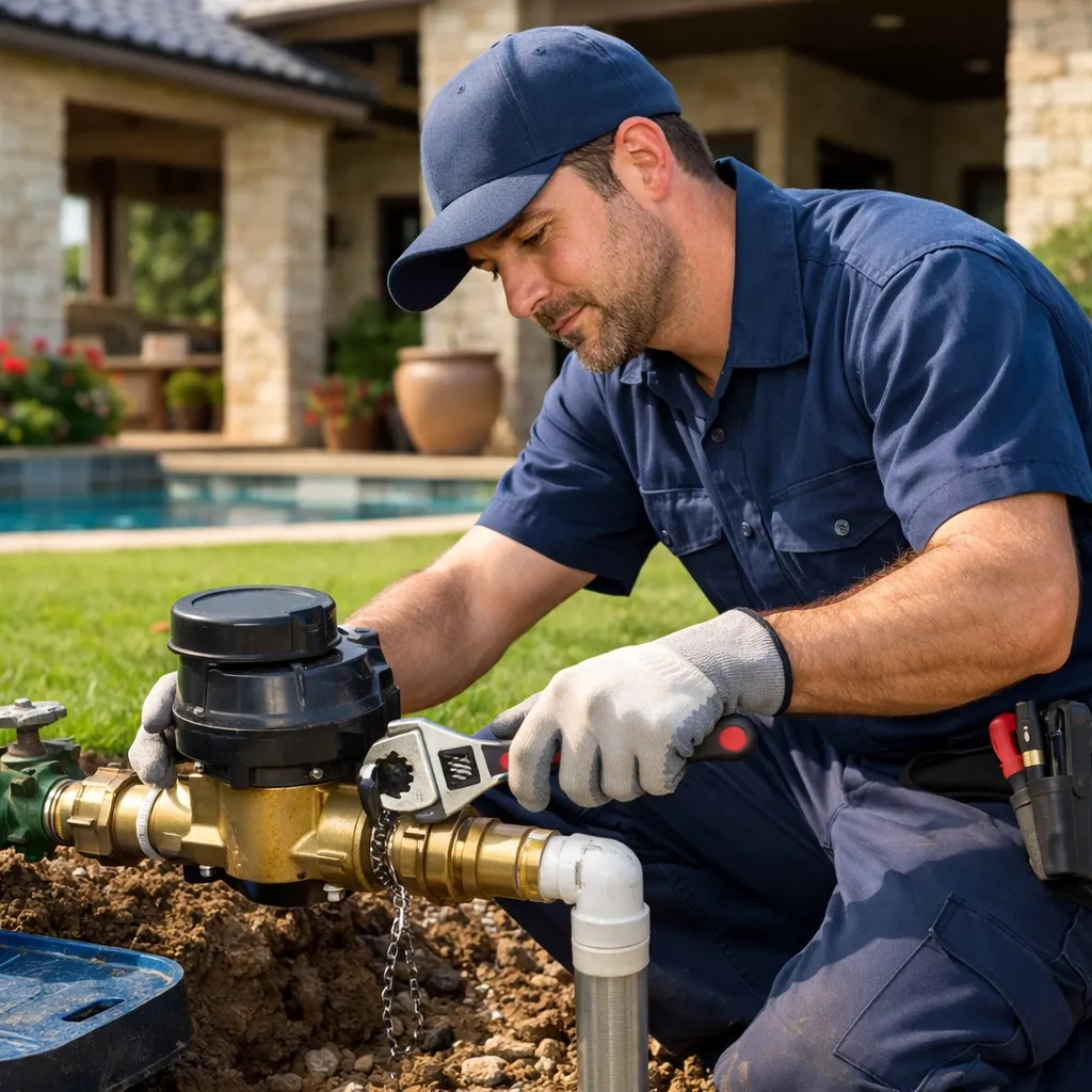 Yard Line Replacement in Cedar Park, TX