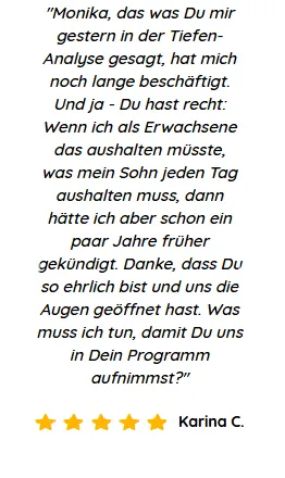 Erfahrungsbericht von Claudia über langfristigen Schulerfolg