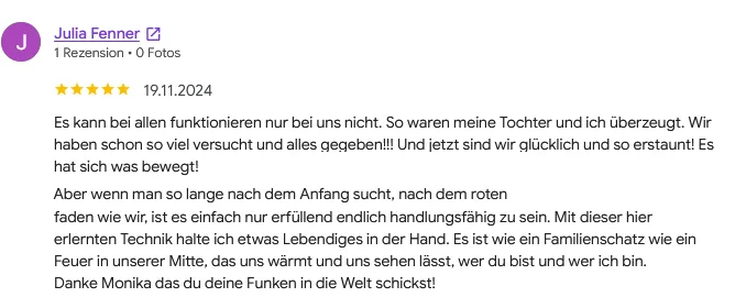 Erfahrungsbericht von Monique über Konzentration und Schulnoten