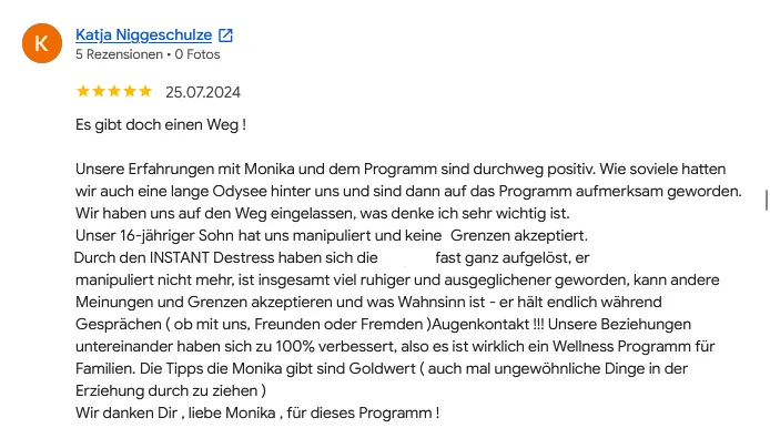 Erfahrungsbericht von Martina über die Schultransformation ihres Sohnes