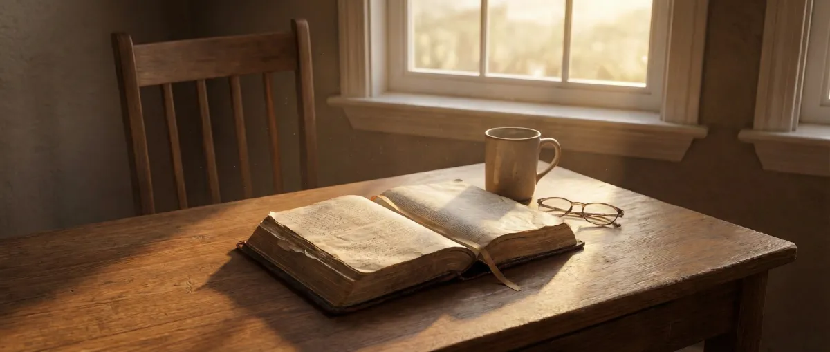 Daily devotion reading at Chain of Lakes Church
