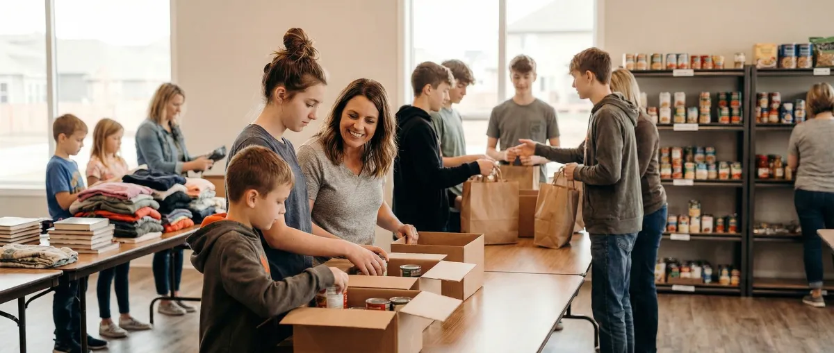 Youth service project in Anoka County