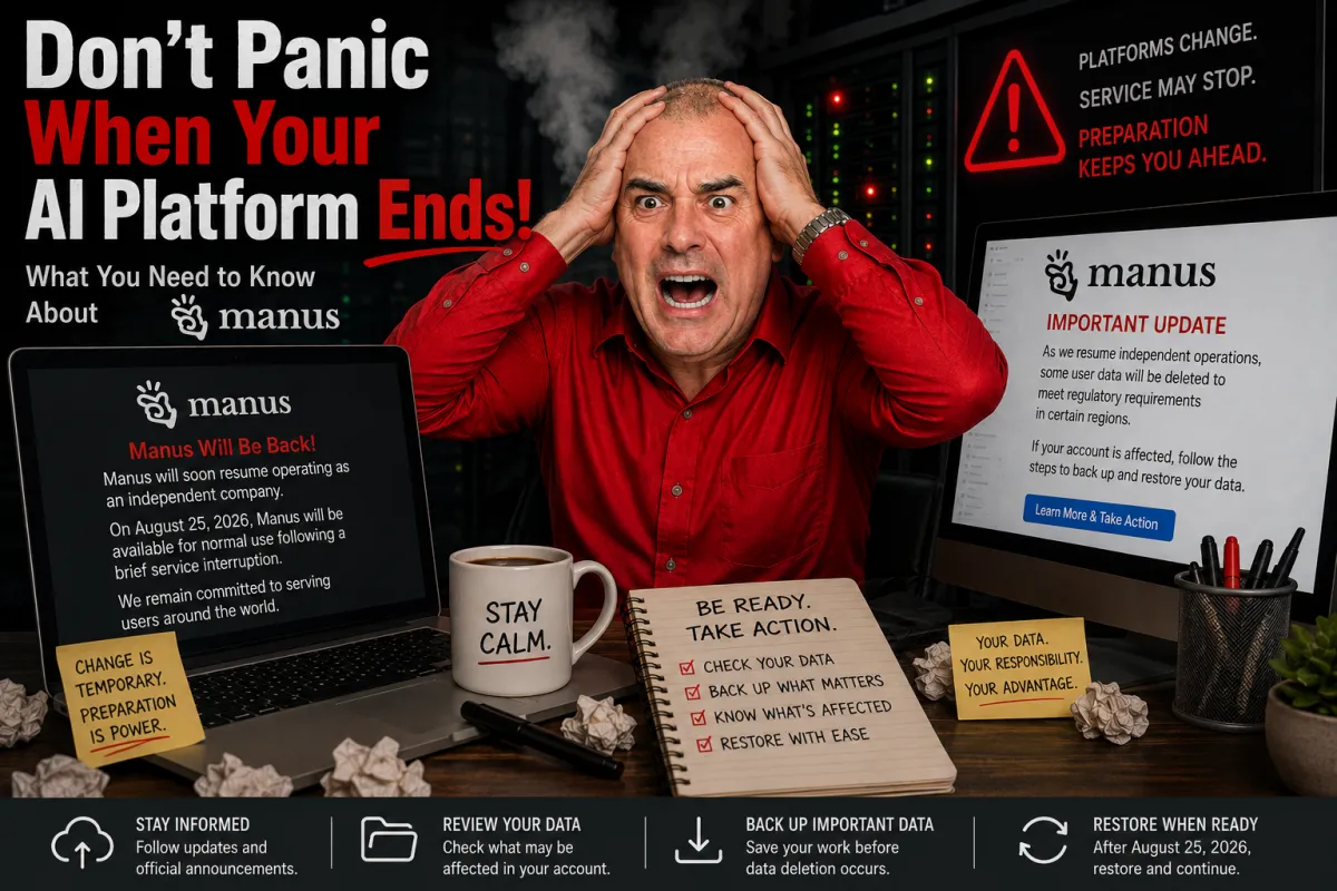 Don't Panic When Your AI Platform Ends!