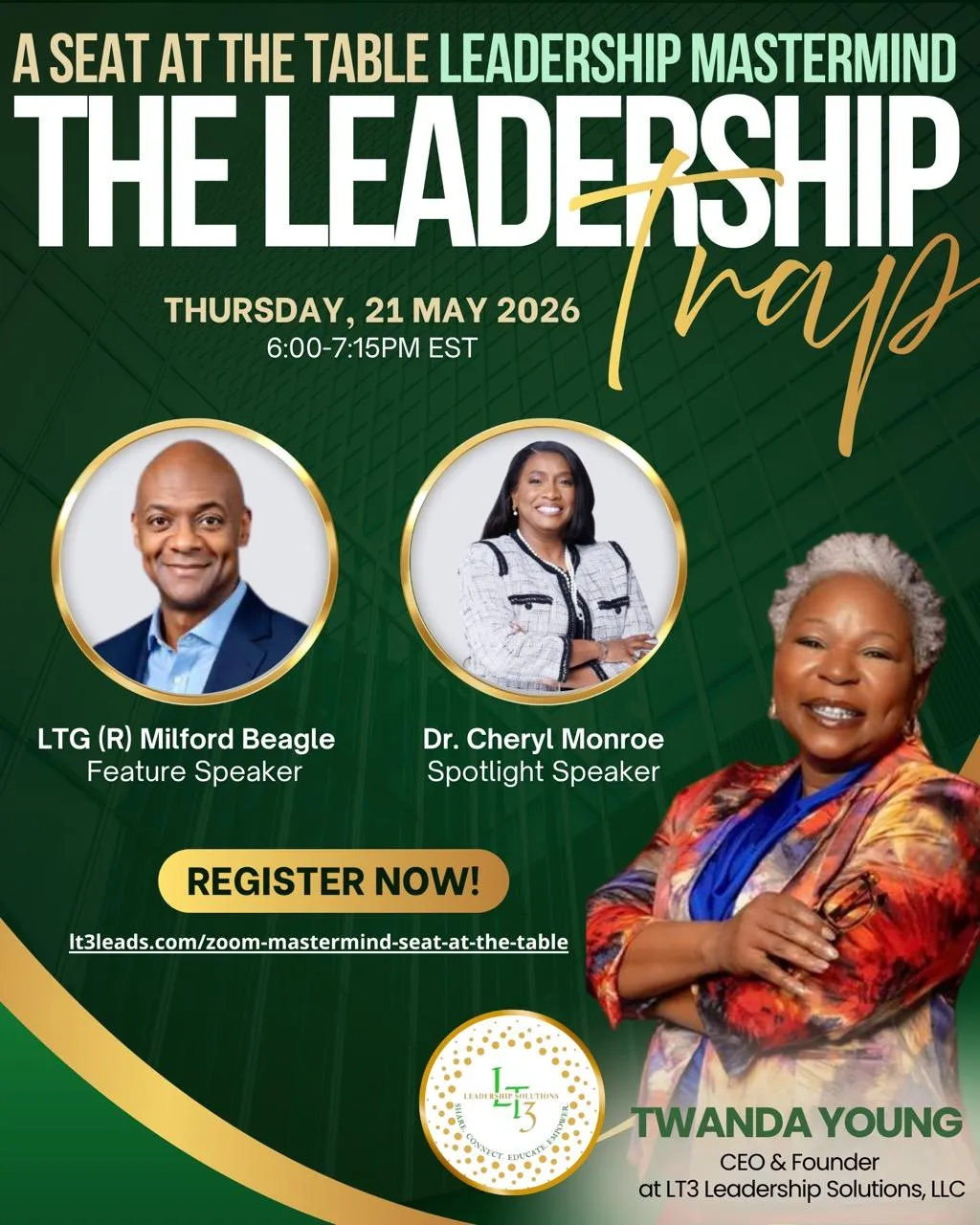 A Seat at the table Leadership Mastermind