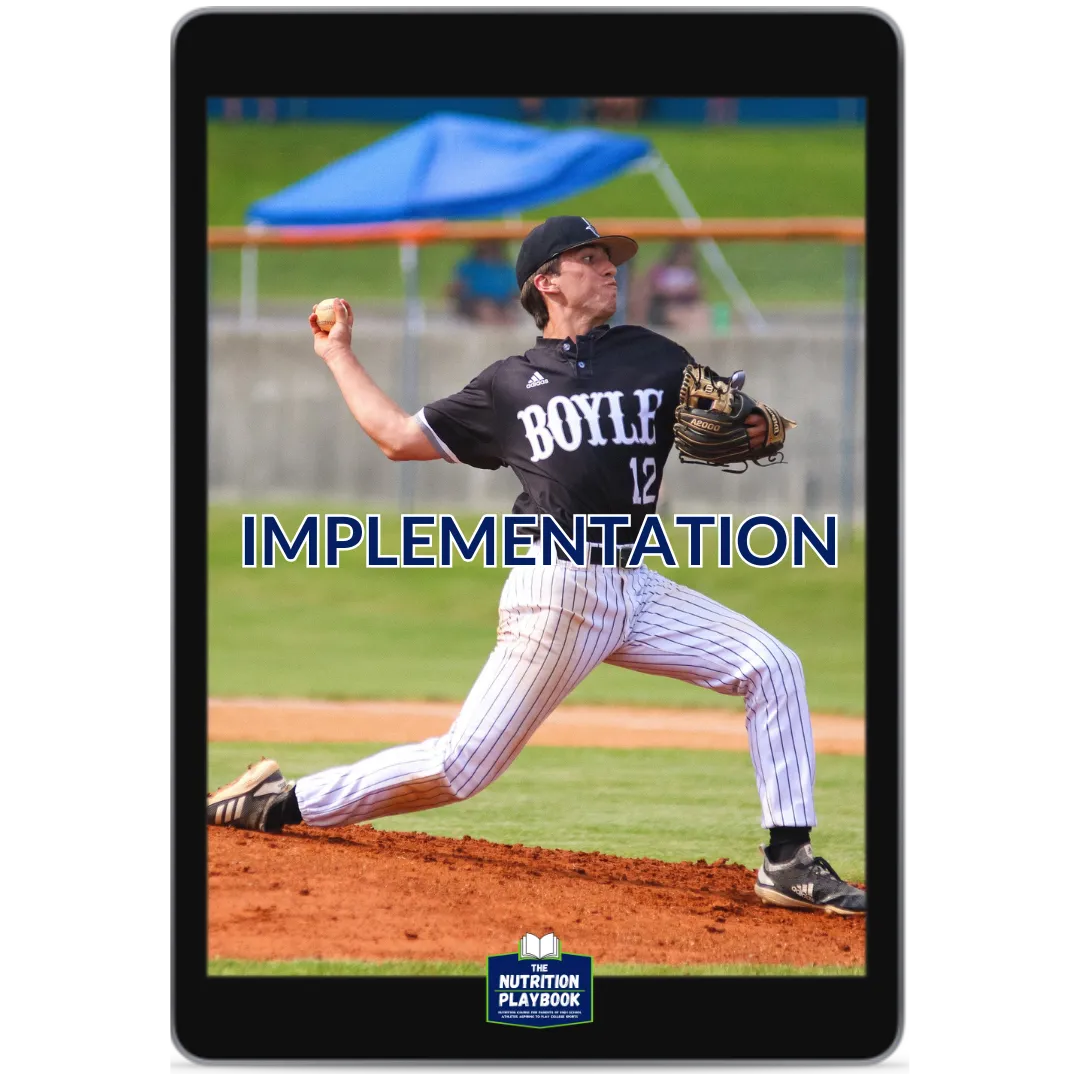 7-Day Nutrition Playbook - Nutrition Implementation for Athletes