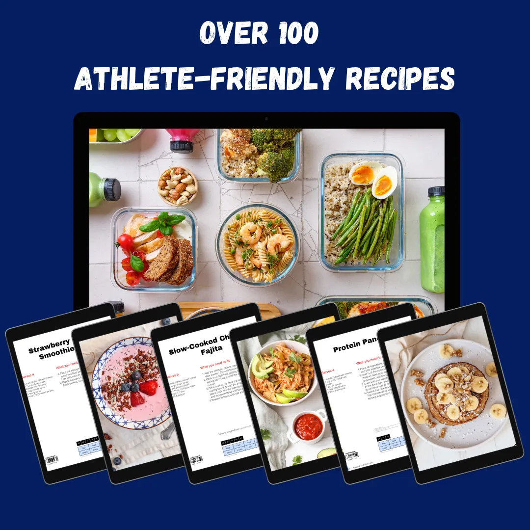 The 7-Day Nutrition Playbook For Parents - 100 Athlete Friendly Recipes