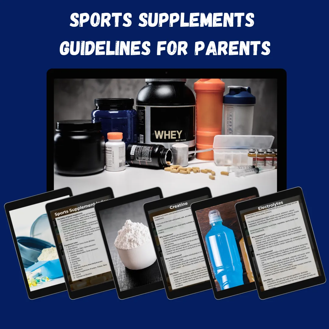The 7-Day Nutrition Playbook for Parents - Sports Supplement Guide for Parents