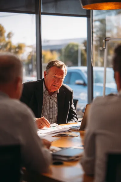 Strategic planning consultancy investment discussion for Joondalup business owner