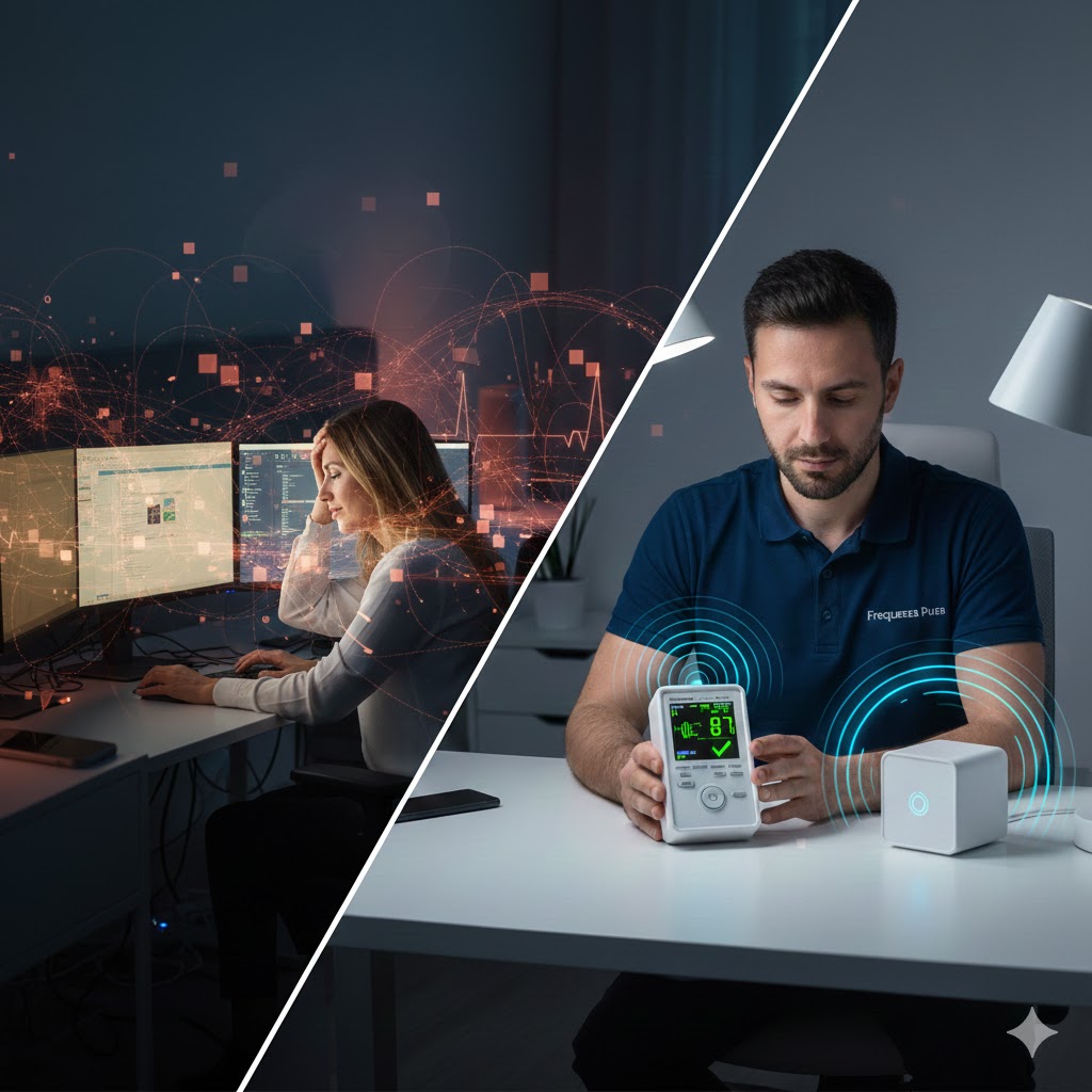 Black and white lake with trees and reflections