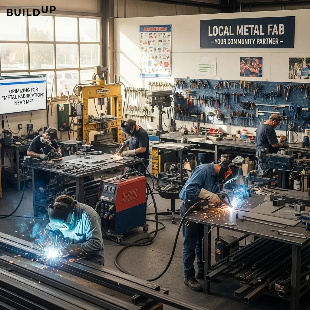 How Local SEO for Metal Fabricators Boosts Your Shop's Visibility | The BuildUp Agency