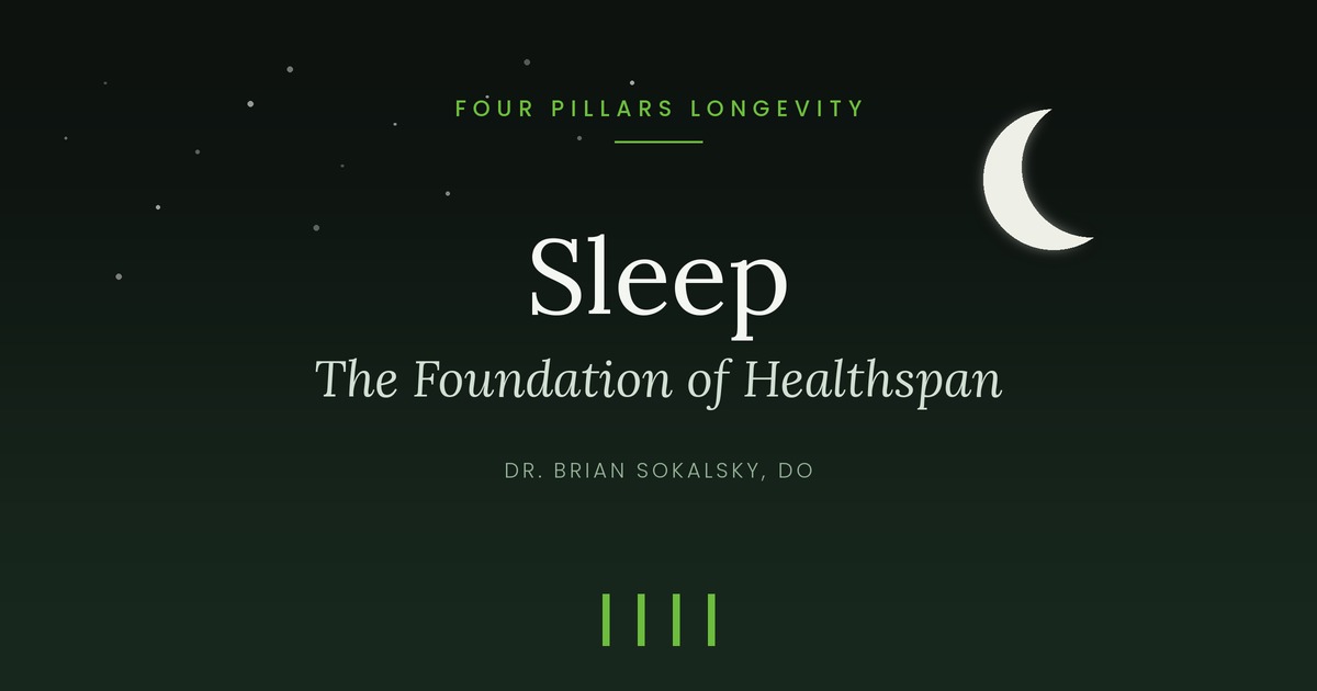 Why Sleep Is the Foundation of Healthspan (and How to Improve It)