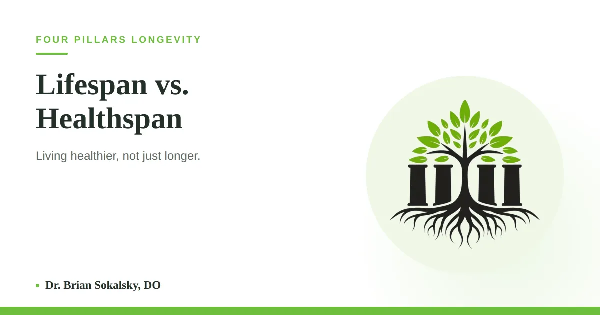 Lifespan vs. Healthspan: Living Healthier, Not Just Longer