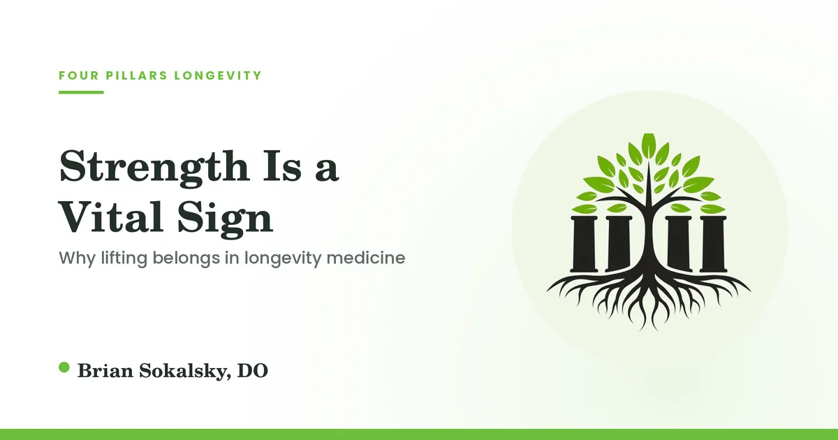 Strength Is a Vital Sign: Why Lifting Belongs in Longevity Medicine