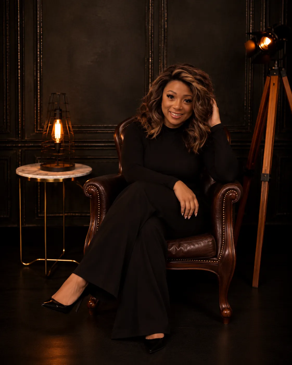 Grace, Hair and Makeup Artist, Fairytale After Dark Houston boudoir studio