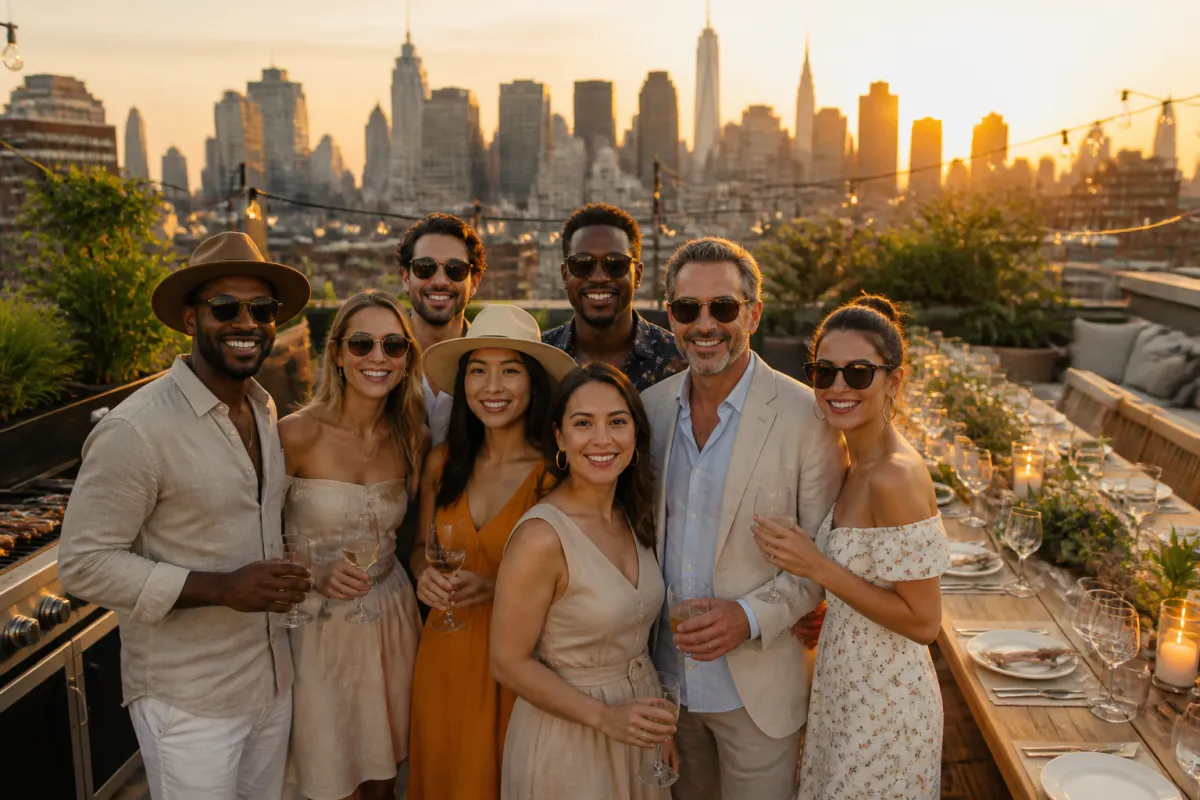 Summer BBQ Photo Booth Ideas for NYC Backyards & Rooftops