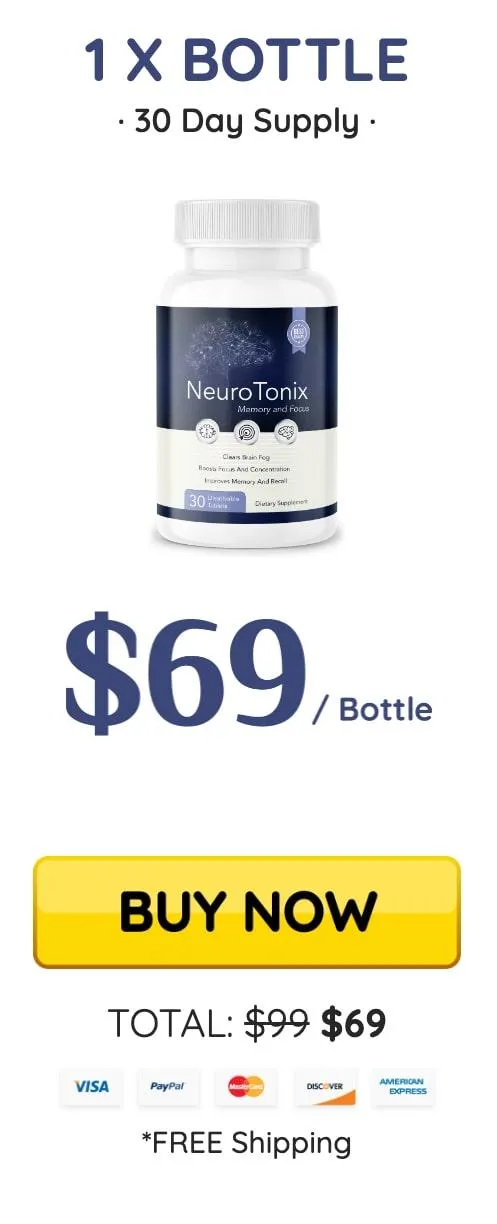 Buy NeuroTonix 1 Bottle