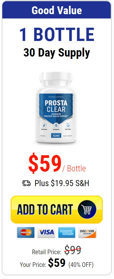 Buy ProstaClear 1 Bottle