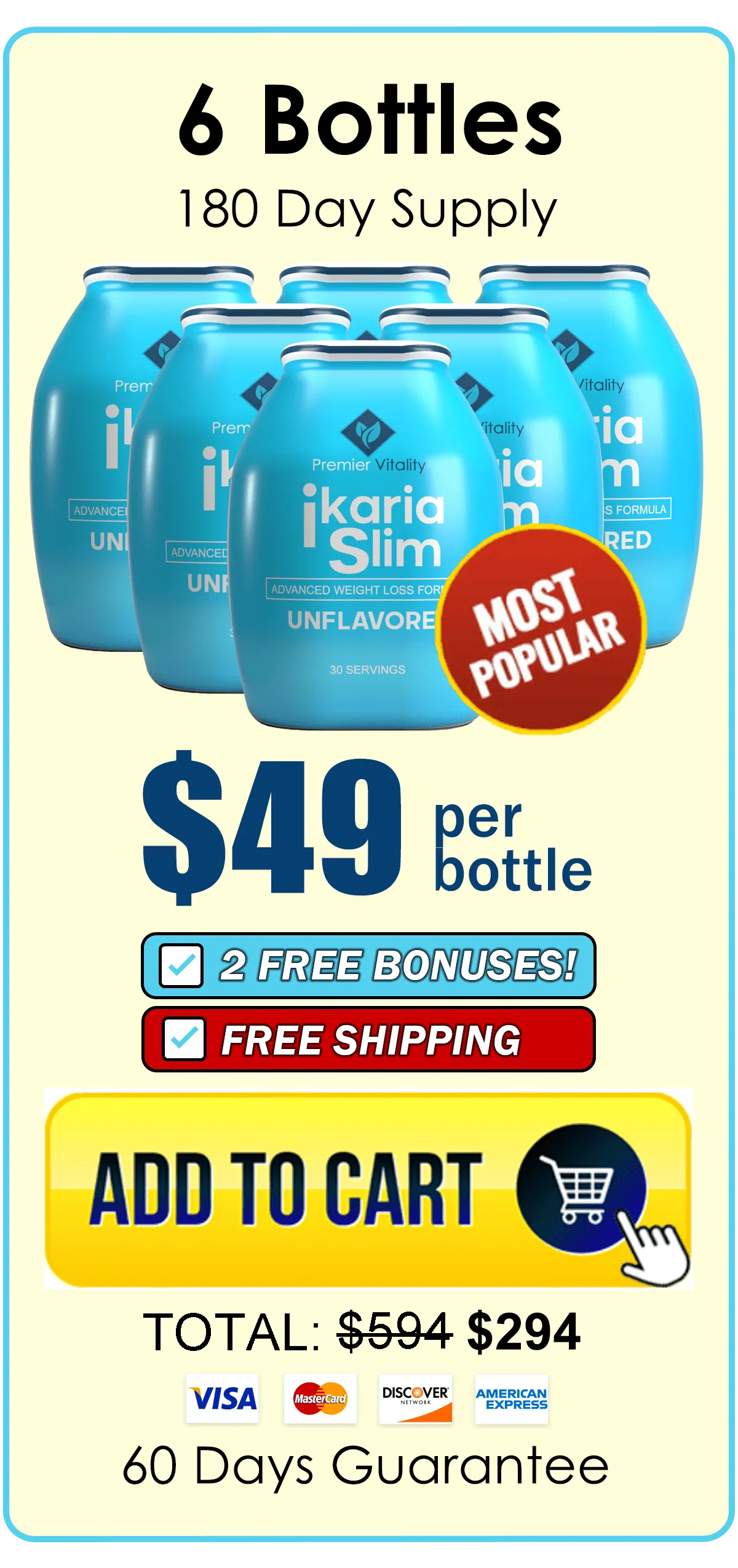 Buy Ikaria Slim 6 Bottle