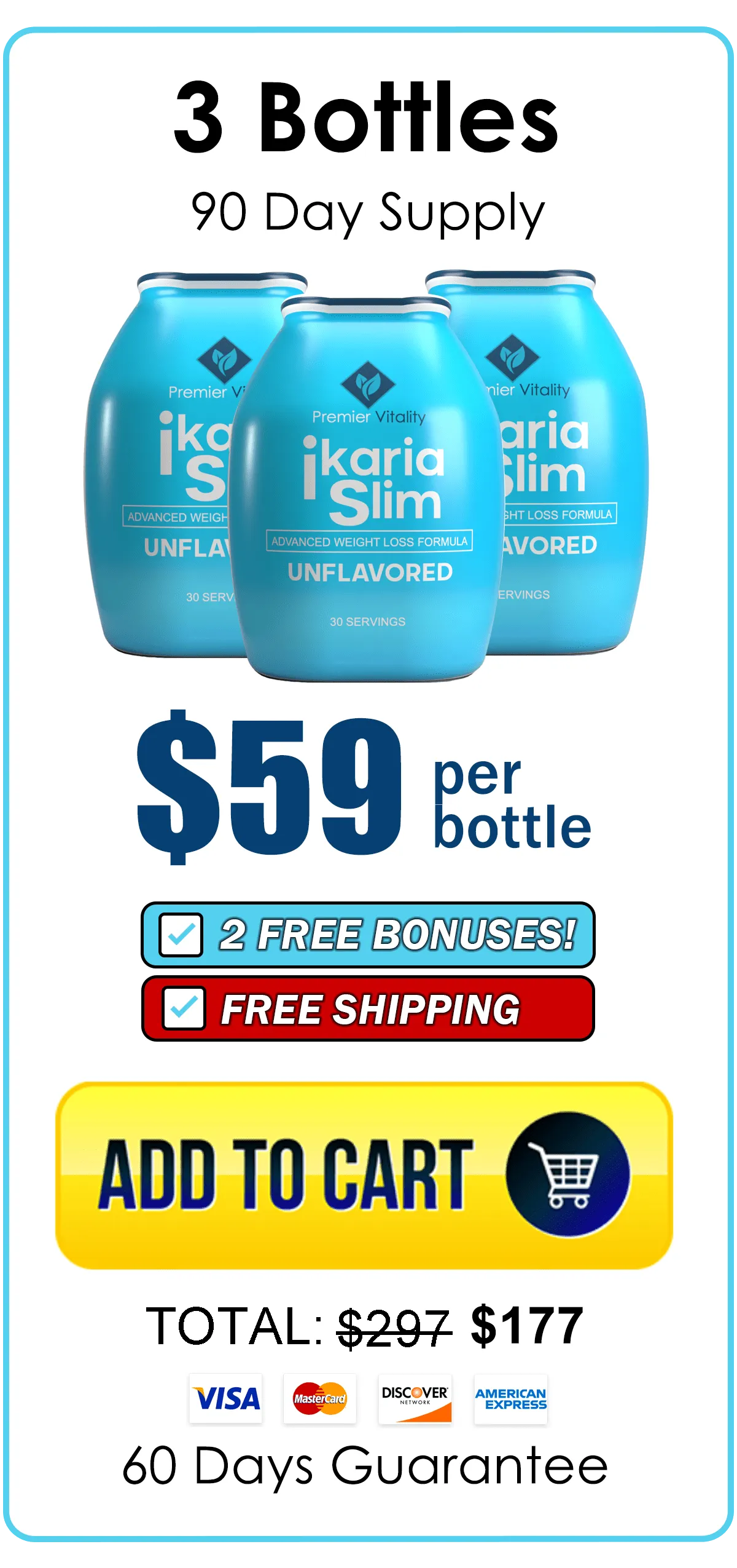 Buy Ikaria Slim 3 Bottle
