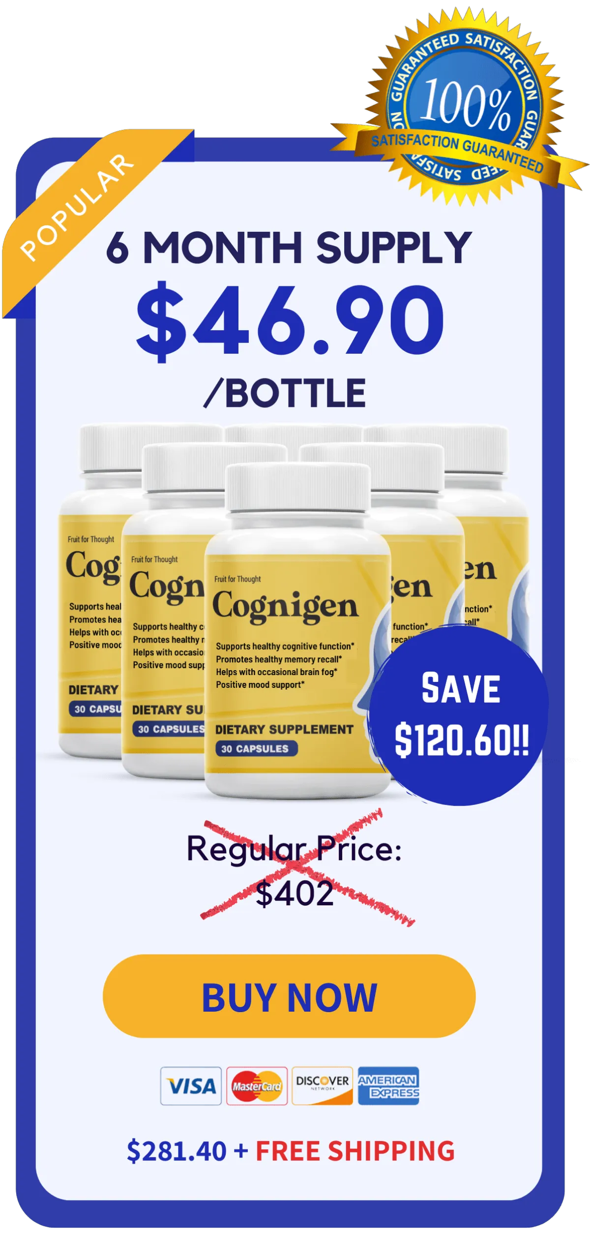 Cognigen Buy 6 Bottle