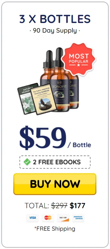 Sonofit Buy 3 bottle