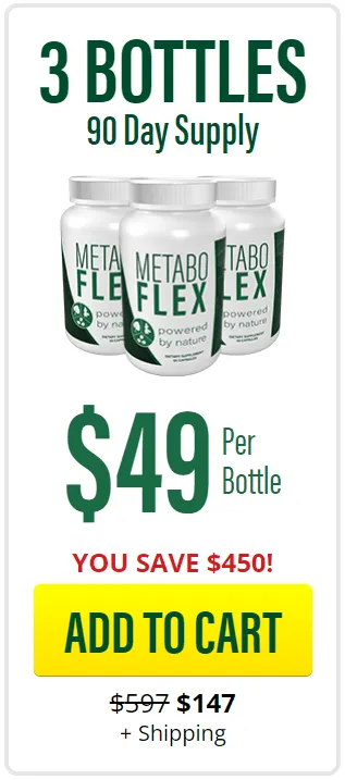 Metabo flex Buy 3 bottle
