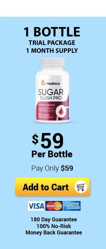 Sugar flush pro buy 3 botttle