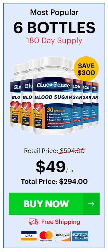 Buy Glucofence 6 Bottle