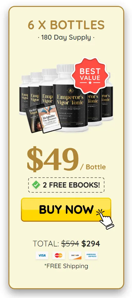 emperors vigor tonic Buy 6 bottle
