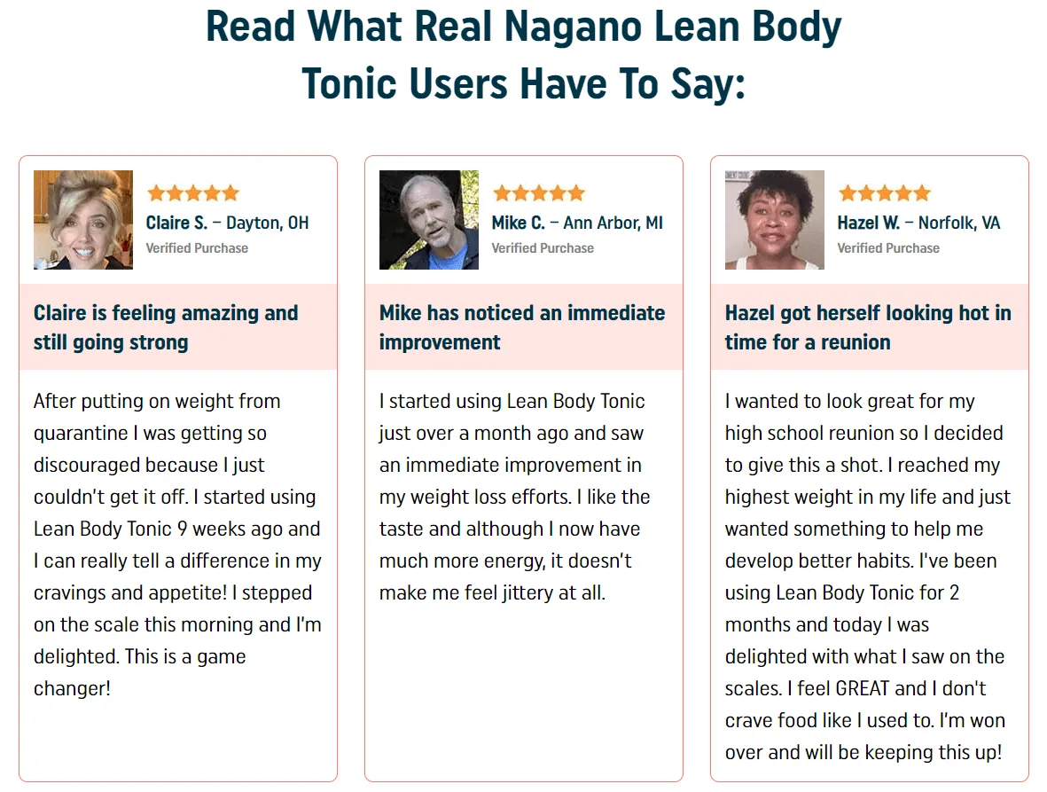 Lean Body Tonic reviews