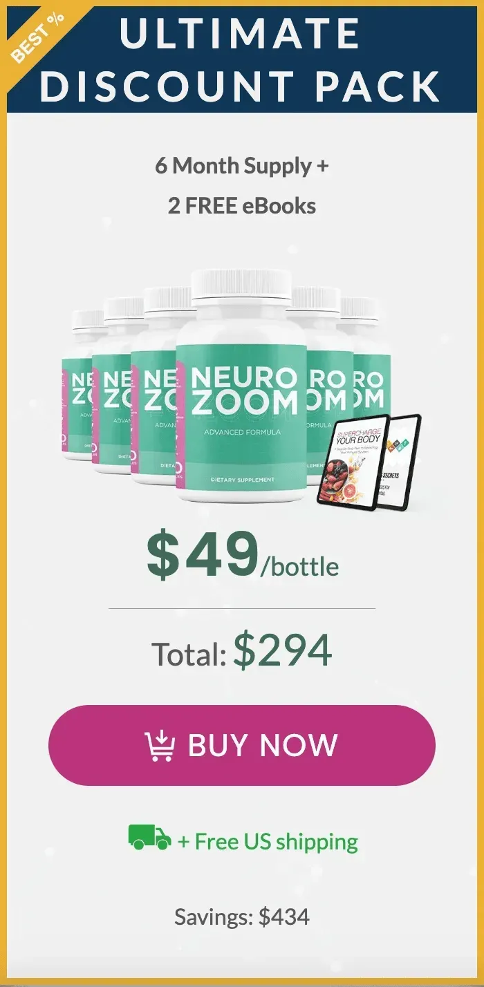 Buy Neurozoom 6 Bottle