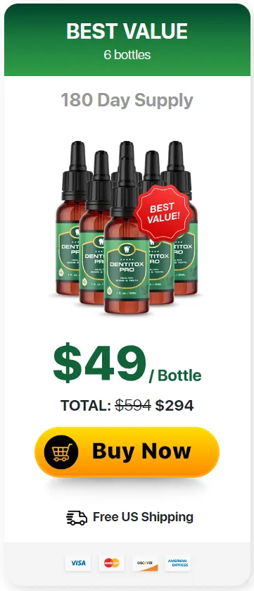 Buy dentitox pro 6 Bottle